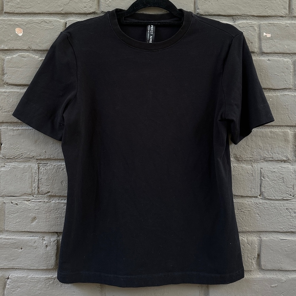 PRFCT NMBR basic black tee (Large)